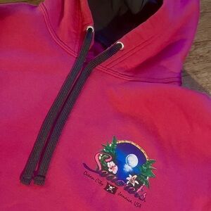 Ocean City SECRETS Pink Hoodie Sz Lg